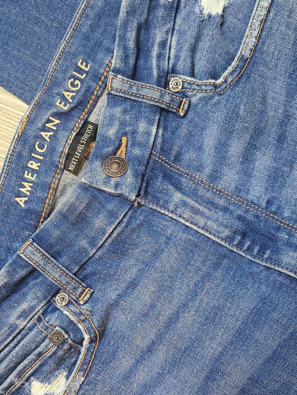 Curvy High Rise Jegging w/29" Inseam 🦅 American Eagle Size 10 sac702 - Picture 1 of 9
